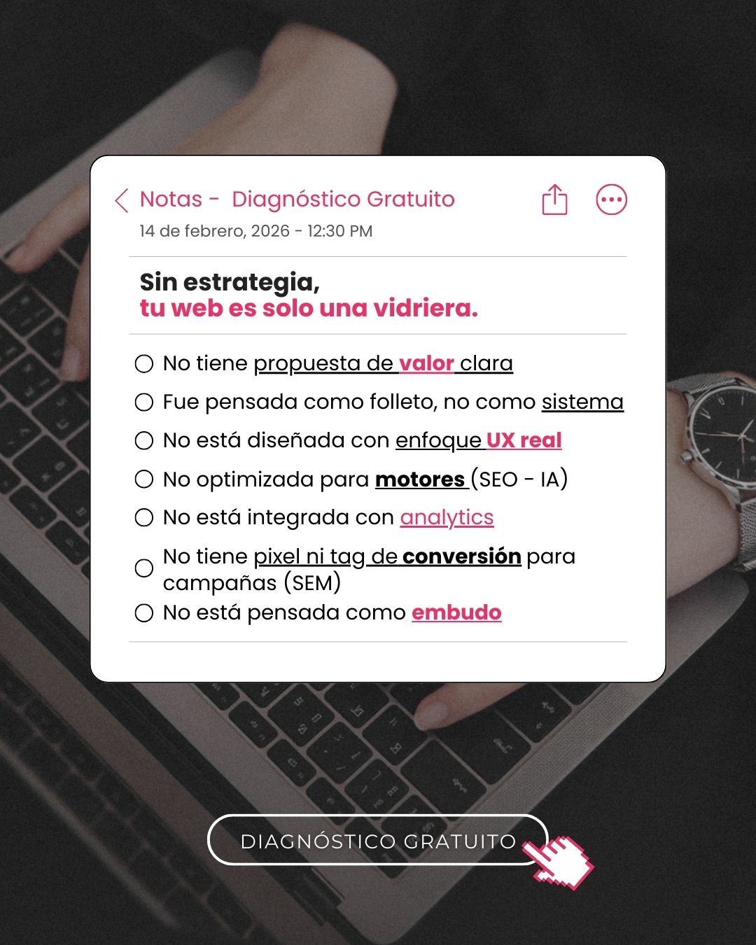 LAURA ARAMBURU DIAGNOSTICO GRATUITO